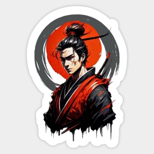 Eternal Honor: Weary Samurai Sticker